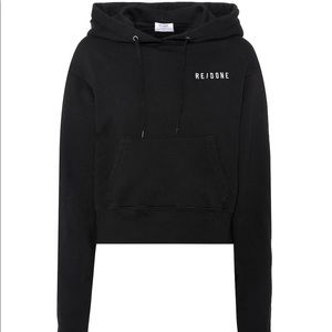 REDONE Hard crop Cotton Hoodie